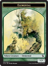 (image for) Elemental // Thopter (025) Double-sided Token